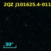 2SLAQ J101625.48-011144.4