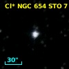 Cl* NGC  654    STO       7
