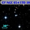 Cl* NGC  654    STO      10