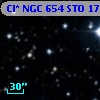 Cl* NGC  654    STO      17