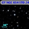 Cl* NGC  654    STO      24