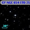 Cl* NGC  654    STO      25