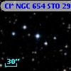 Cl* NGC  654    STO      29