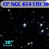Cl* NGC  654    STO      30