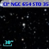 Cl* NGC  654    STO      35