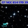 Cl* NGC  654    STO      39