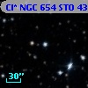 Cl* NGC  654    STO      43