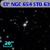 Cl* NGC  654    STO      63