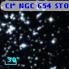 Cl* NGC  654    STO      84