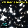 Cl* NGC  654    STO      86