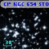 Cl* NGC  654    STO      89