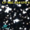 Cl* NGC  654    STO      92