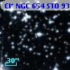 Cl* NGC  654    STO      93