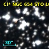 Cl* NGC  654    STO     101
