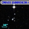 2MASS J10085620-0001502