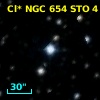 Cl* NGC  654    STO       4