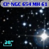 Cl* NGC  654     MH      61