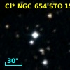 Cl* NGC  654    STO     154