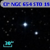 Cl* NGC  654    STO     185