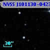 NVSS J101130-042329
