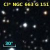 Cl* NGC  663      G     151