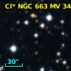 Cl* NGC  663     MV   34040