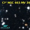 Cl* NGC  663     MV   34036