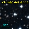 Cl* NGC  663      G     110