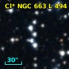 Cl* NGC  663      L     494