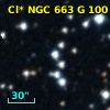 Cl* NGC  663      G     100