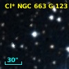 Cl* NGC  663      G     123