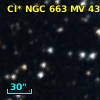Cl* NGC  663     MV   43025
