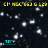 Cl* NGC  663      G     129