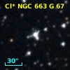 Cl* NGC  663      G      67