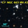 Cl* NGC  663     MV   42043
