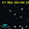 Cl* NGC  663     MV   22042