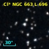 Cl* NGC  663      L     696
