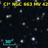 Cl* NGC  663     MV   42008