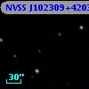 NVSS J102309+420305