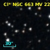 Cl* NGC  663     MV   22009