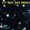Cl* NGC  663     MV   32032
