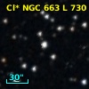 Cl* NGC  663      L     730