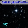 2MASS J01472425+6120441