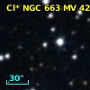 Cl* NGC  663     MV   42004