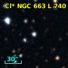 Cl* NGC  663      L     740