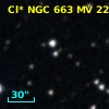 Cl* NGC  663     MV   22003