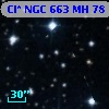 Cl* NGC  663     MH      78