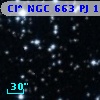 Cl* NGC  663     PJ    1100