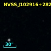 NVSS J102916+282855