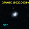 2MASX J10220036+2552214